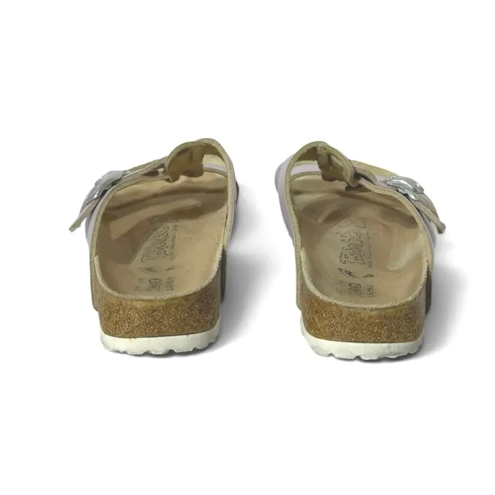 Birki's Nias Birkenstock Footbed Sandals Alloy Lavender Size 37 US 6 - Picture 5 of 10